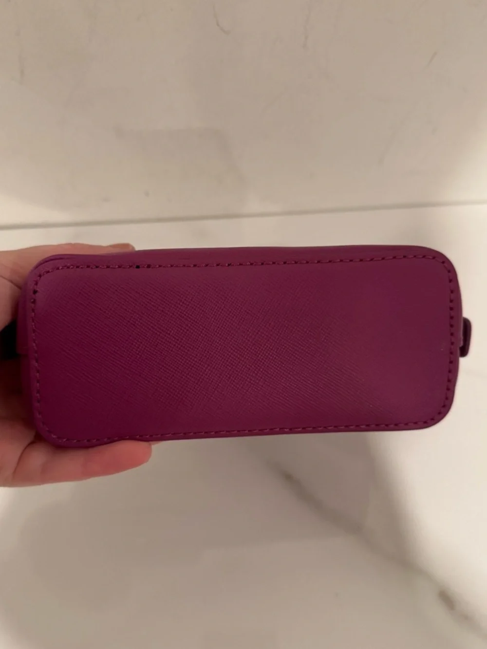 Tory Burch Pink Cosmetic Pouch with Gold Logo
